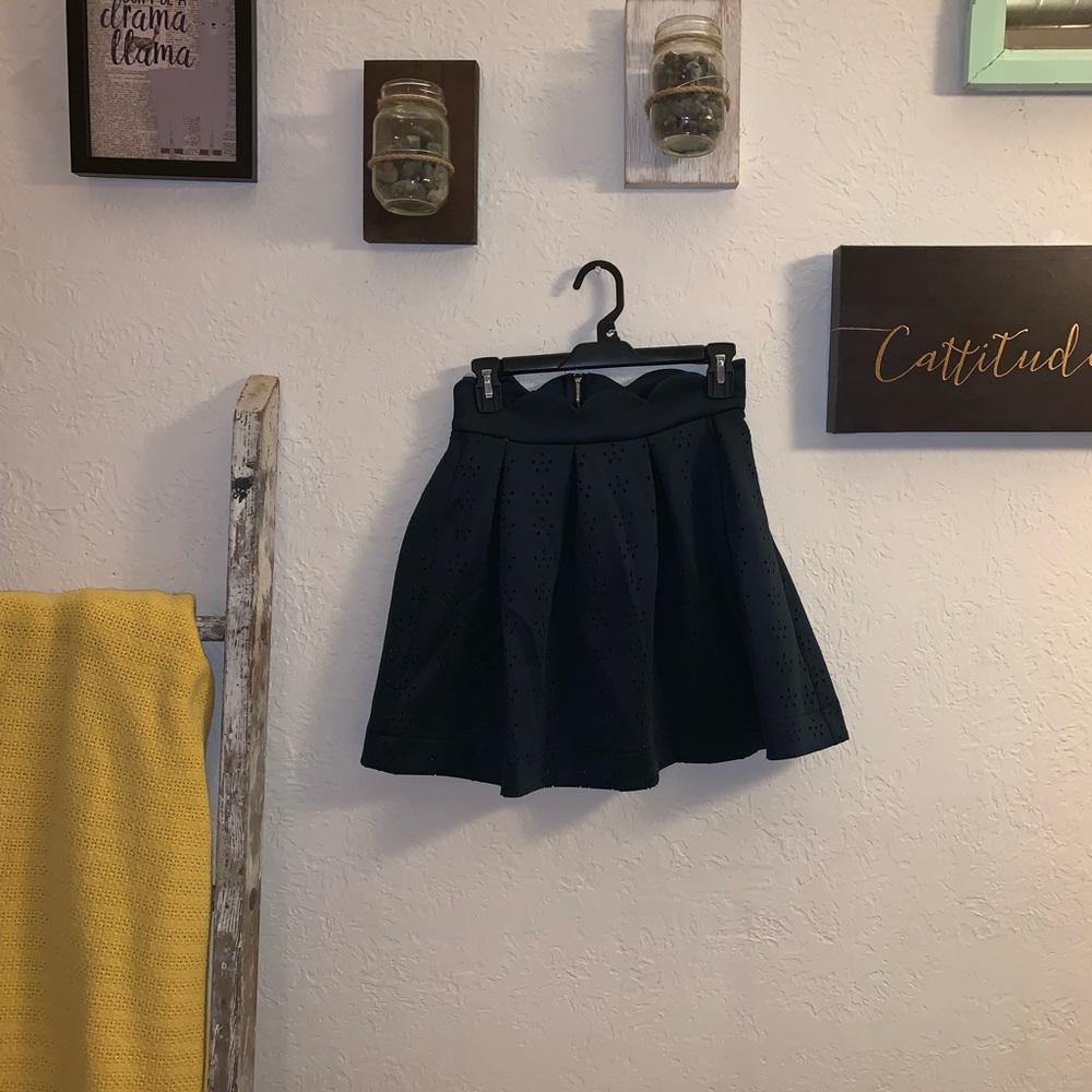 Navy blue skirt